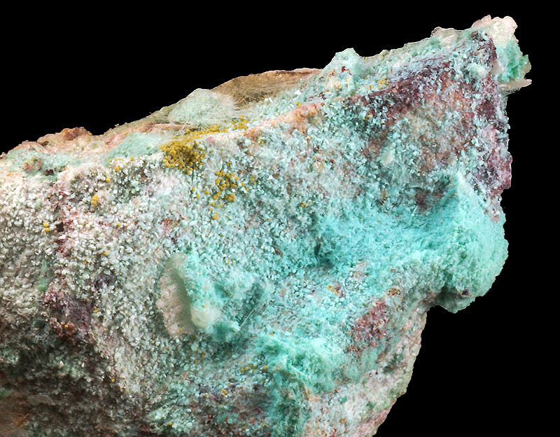 Chrysocolla - Eagle Eye mine, La Paz Co., Arizona, USA