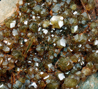 Topazolite - Bellecombe, Aosta Valley, Italy