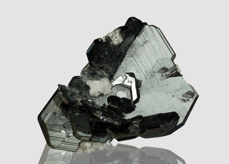 Hematite, epitaxial Rutile - Cavradi gorge - Grischun, Switzerland