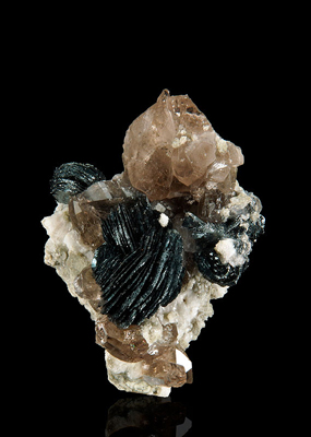 Hematite roses and Quartz - Galmihorn, Reckingen, Goms, ,Valais, Switzerland