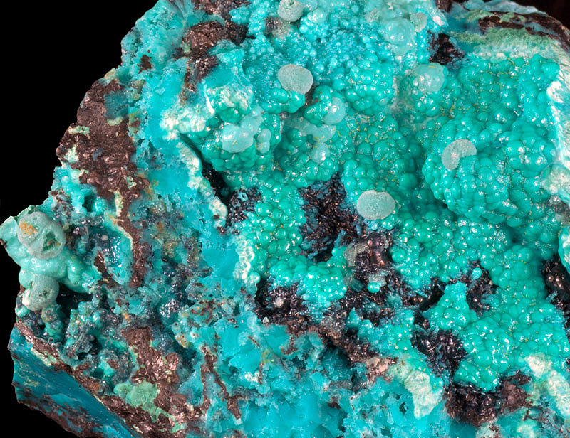 Chalcophyllite - Salsigne mine, Salsigne, Languedoc-Roussillon, France