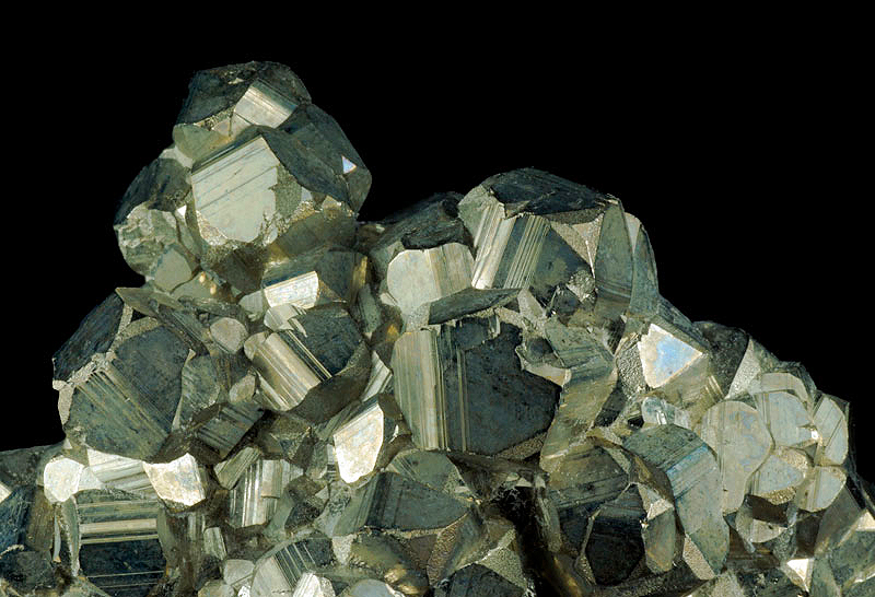 Pyrite - Huanzala mine, Huanzala, Huallanca District, Ancash, Peru