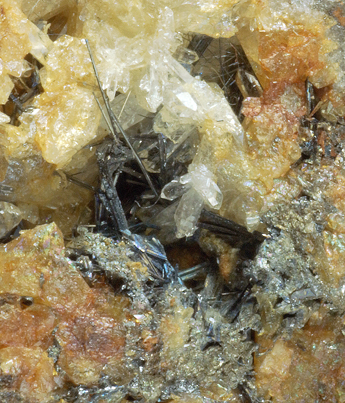 Meneghinite (TL) - Bottino Mine, Tuscany, Italy