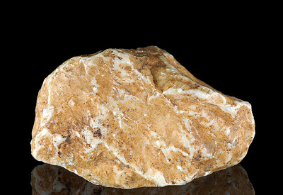 Thorite var. Orangite xx - Vorondolo massif, Fianarantsoa, Madagascar