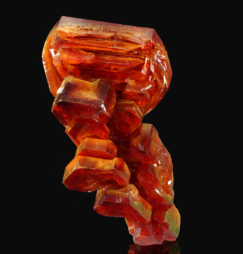 Vanadinite - Mibladen mining district, Mekn�s-Tafilalet, Morocco