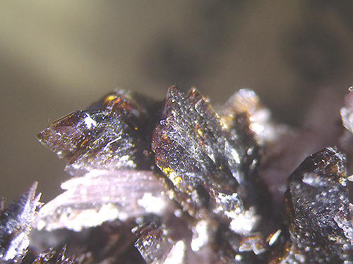Hubeite and Inesite - Fengjiashan Mine - Hubei Province, China