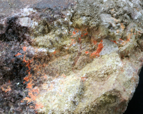 Minium - Tonopah-Belmont Mine, Maricopa Co., Arizona; USA