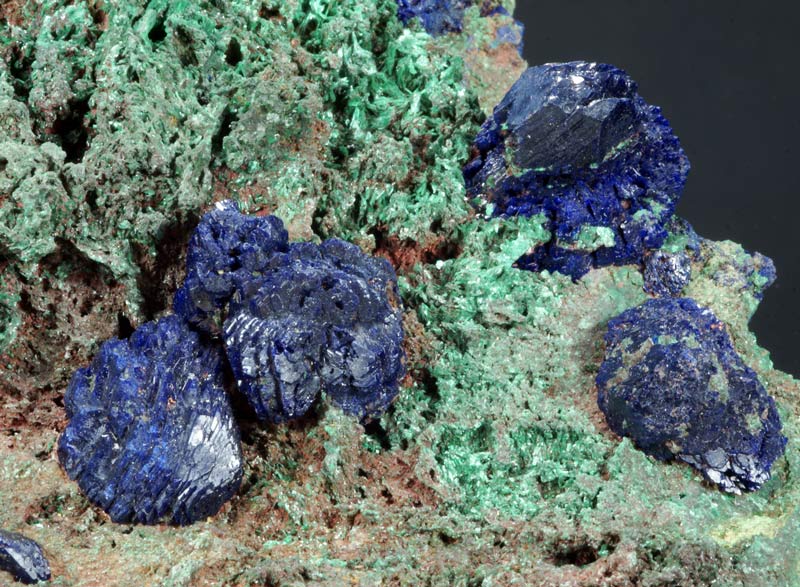Azurite, Bou Bekker, Touissit District - Morocco