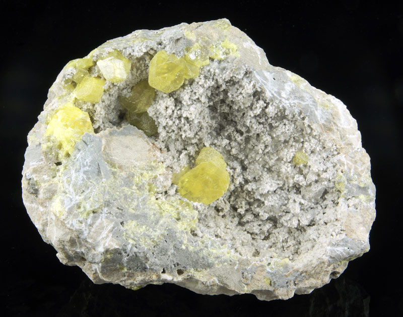 Sulphur - Gessolungo mine, Sicily, Italy