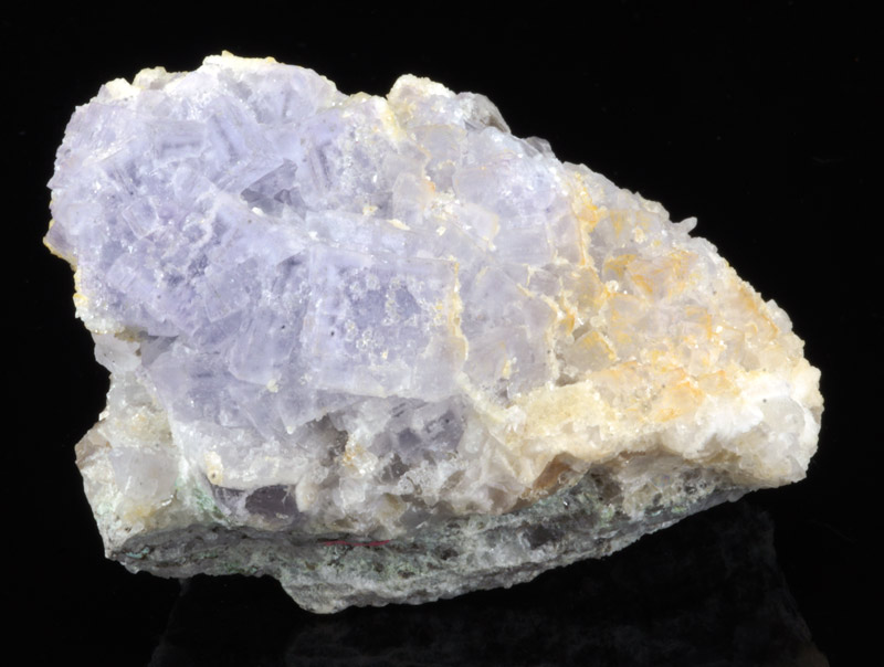 Fluorite and Hemimorphite, Is Murvonis mine, Sardinia, Italy