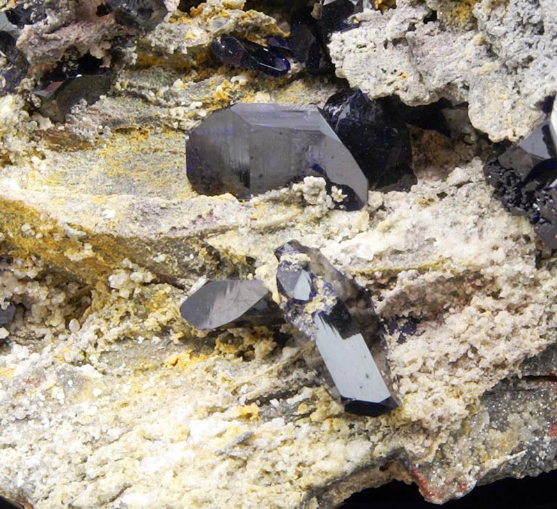 Azurite - Eastern Pocket, Tsumeb Mine, Namibia