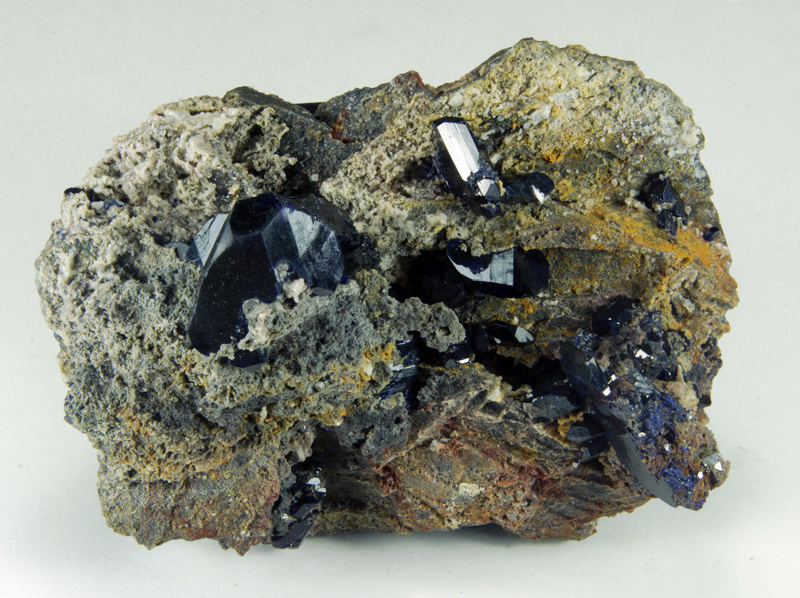 Azurite - Tsumeb mine, Tsumeb, Otjikoto, Namibia