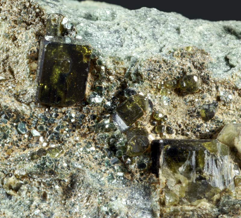 Vesuvianite - Bellecombe, Aosta Valley, Italy