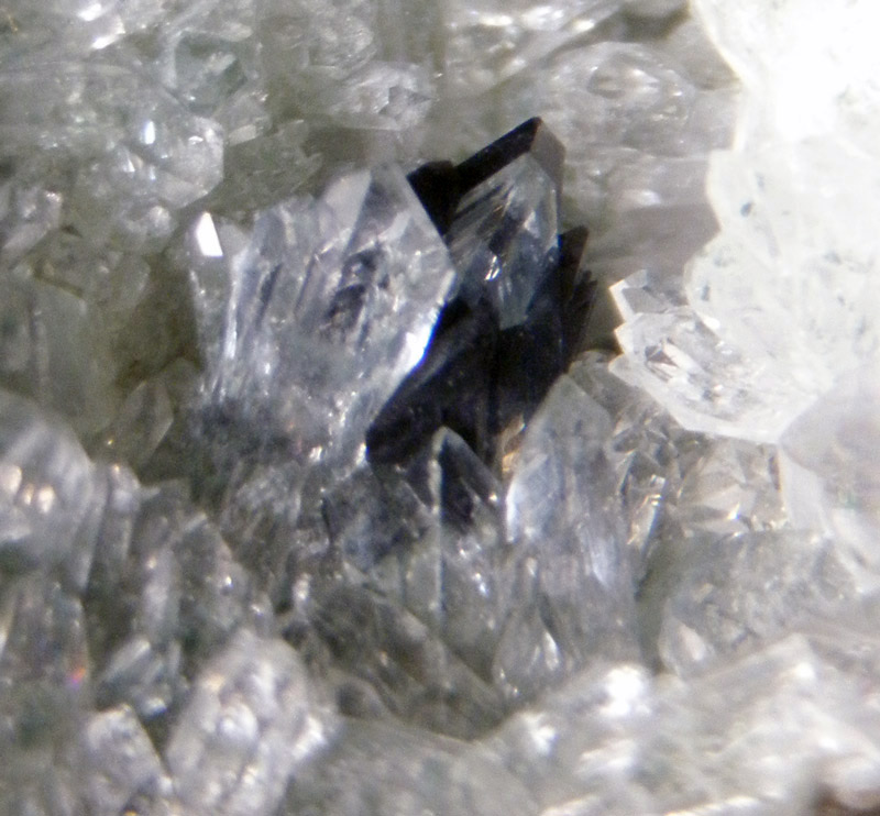 Babingtonite and Quartz, Pune District, Maharashtra, India