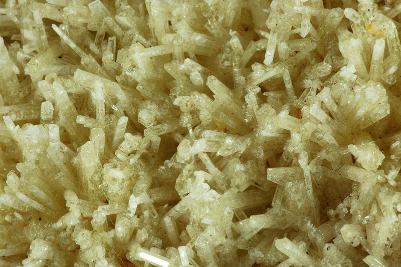 Aragonite var. Tarnowitzite (TL) - Fryderyk mine, Tarnowskie G�ry, Upper Silesia, Poland
