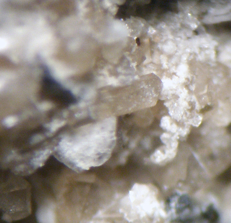 Hilairite (TL) - Poudrette quarry, Mont Saint-Hilaire, Qu�bec, Canada
