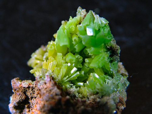 Pyromorphite - Daoping Mine (Tangping Mine), Gongcheng Co., Guilin Prefecture, Guangxi Zhuang Autonomous Region, China
