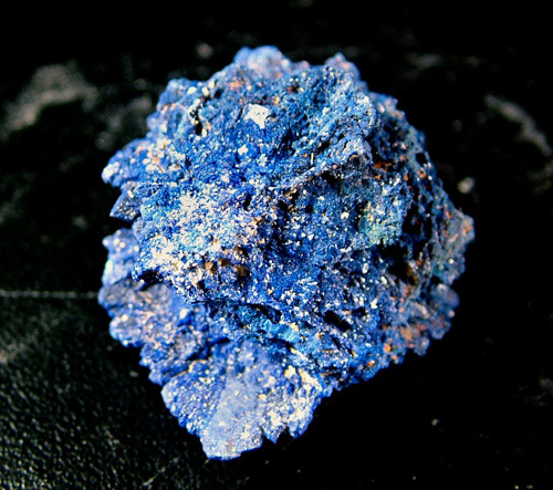 Azurite - Chessy copper mines, Chessy-les-Mines, Le Bois d'Oingt, Rh�ne, Auvergne-Rh�ne-Alpes, France