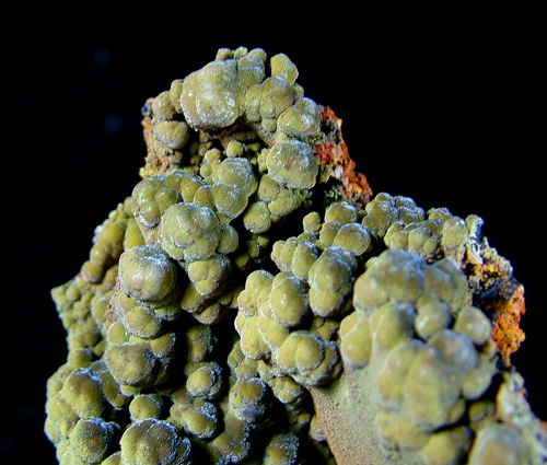 Mottramite - Ojuela Mine, Mapim�, Mapim� Municipality, Durango, Mexico