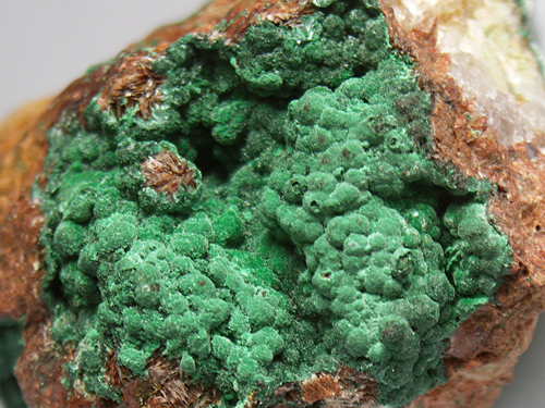 Malachite - Aouli, Upper Moulouya lead district, Midelt, Kh�nifra Province, Mekn�s-Tafilalet Region, Morocco