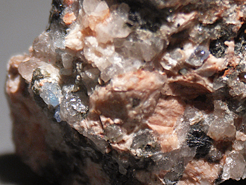 Jeremejevite - Mile 72 Road Marker, Erongo, Namibia