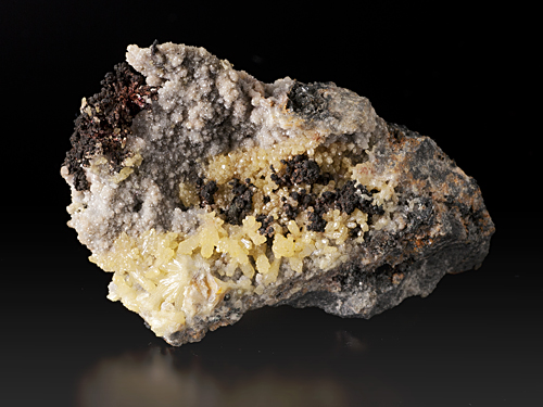 Copper, Mimetite - Tsumeb mine, Tsumeb, Otavi, Namibia