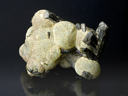 Prehnite, Epidote - Kayes Region, Mali