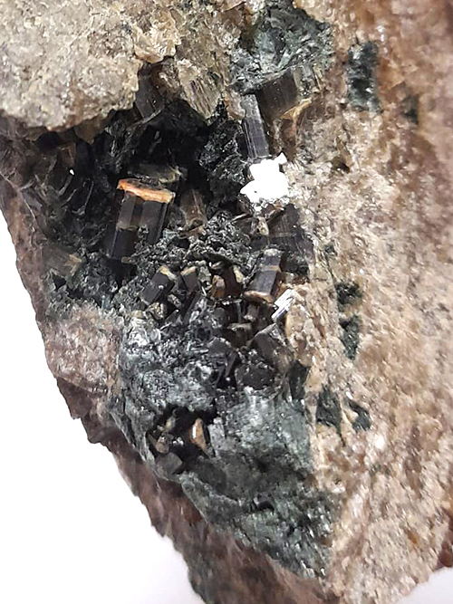 Vesuvianite - Bellecombe, Aosta Valley, Italy