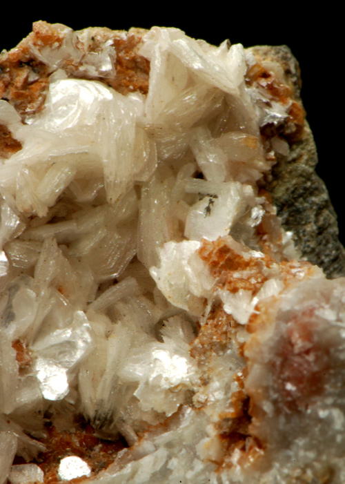 Dickite - Mas d'Alary, Lod�ve, H�rault, Languedoc-Roussillon, France