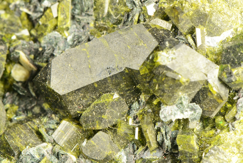 Fassaite - Traversella, Chiusella valley, Ivrea, Province of Torino, Piedmonte, Italy