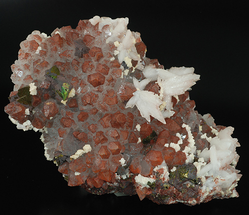 Quartz, calcite and pyrite - Fengjiashan mine - Edong Mining distr. - Daye Co. - Huangshi pref. - Hubei prov. - China