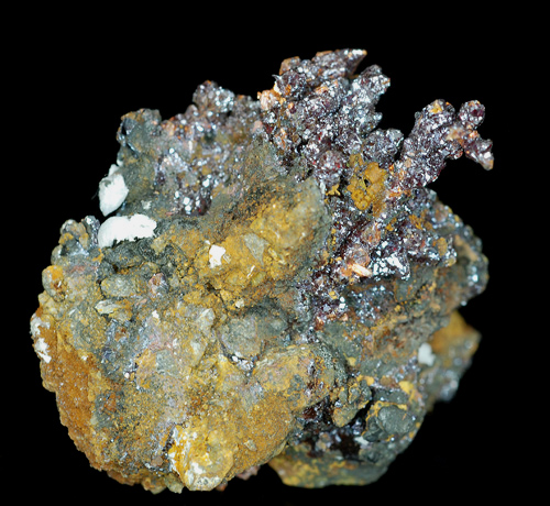 Cuprite over copper - Tieshan Fe-Cu deposit - Edong Mining distr. - Tieshan distr. - Huangshi pref. - Hubei prov. - China