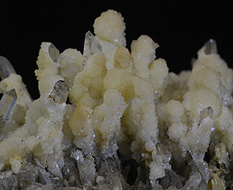 Wavellite over quartz - Siglo XX mine - Llallagua - Rafael Bustillo prov. - Potos� deptm - Bolivia