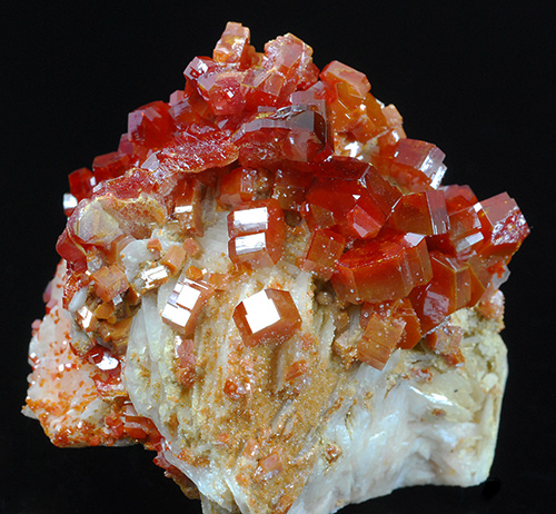 Vanadinite - Mibladen mine - Mibladene - Upper Moulouya lead distr. - Midelt - Kh�nifra prov. - Mekn�s-Tafilalet reg. - Morocco
