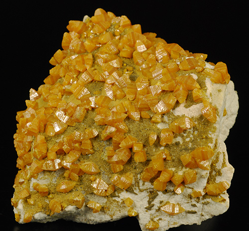 Wulfenite - Me�ica Mines - Me�ica - Carinthia Region - Slovenia