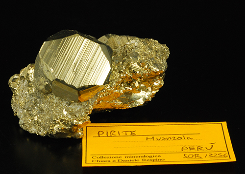 Pyrite - Huanzala mine - Huallanca Distr. - Dos de Mayo prov. - Hu�nuco Dept. - Peru
