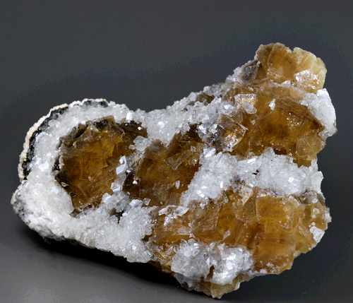 Fluorite and baryte - Moscona mine - Sol�s - Llanera - Villabona mining area - Asturias - Spain
