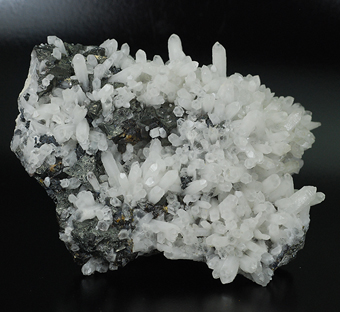 Tetrahedrite and quartz - Huancavelica dept. - Per�