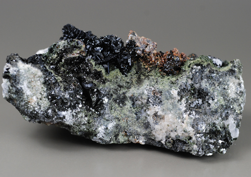 Hornblende, vesuvianite and humite - San Vito quarry - San Vito - Ercolano - Monte Somma - Somma-Vesuvius Complex - Naples Province - Campania - Italy