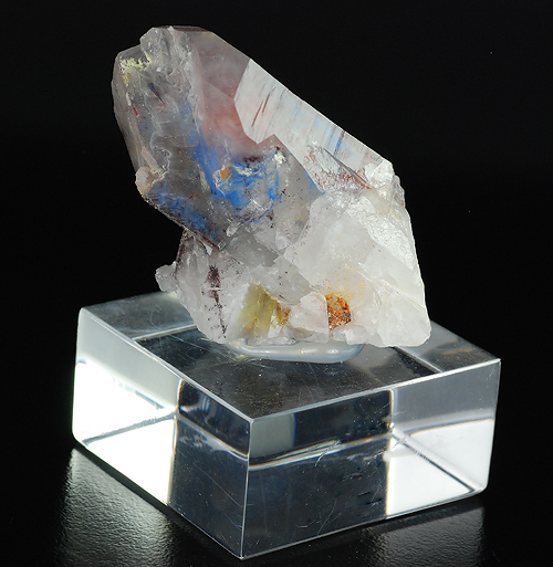 Papagoite and copper  in quartz - Messina mine - Messina distr. - Limpopo prov. - South Africa