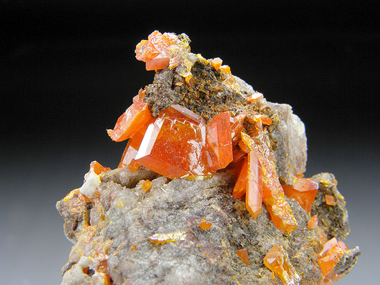 Wulfenite - Red Cloud Mine - La Paz County - Arizona - USA