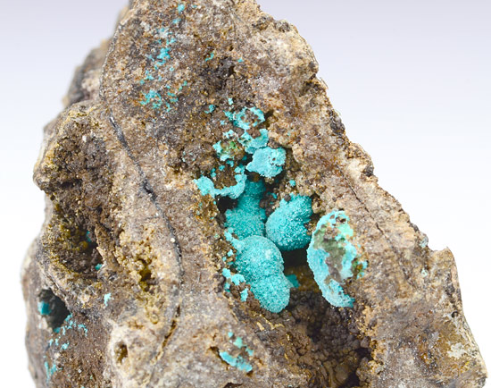 Rosasite - Santa Eulalia District, Mun. de Aquiles Serd�n, Chihuahua, Mexico