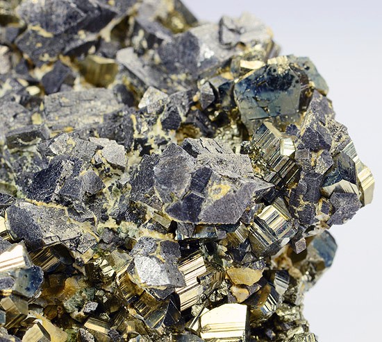 Arsenopyrite with Pyrite - Traversella Mine - Traversella - Chiusella Valley - Canavese Distr. - Torino prov. - Piedmont - Italy