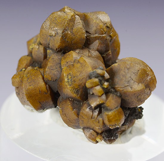 Mimetite var. Campylite - Dry Gill Mine, Caldbeck Fells, Cumbria, England, UK