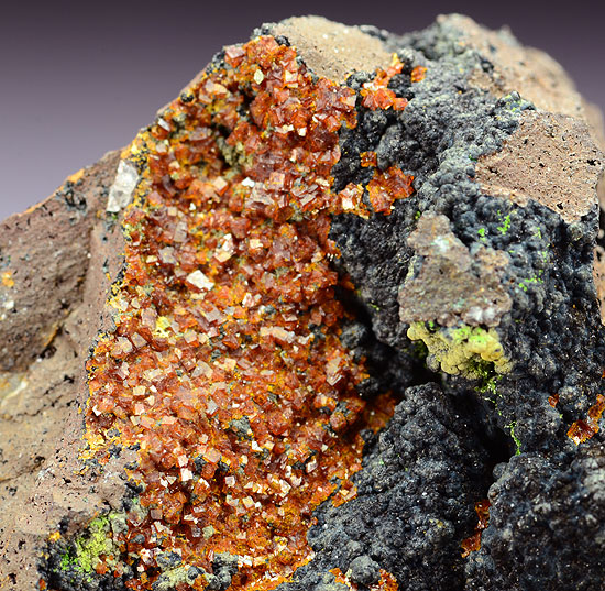 Bariopharmacosiderite - Clara Mine, Rankach valley, Oberwolfach, Wolfach, Black Forest, Baden-W�rttemberg, Germany