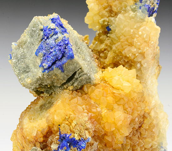 Linarite - Sunshine No. 1 Tunnel, Blanchard Hill, Bingham Area, Socorro Co. - New Mexico - USA