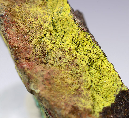 Phurcalite - Posey Mine, Red Canyon, White Canyon District, San Juan Co., Utah, USA