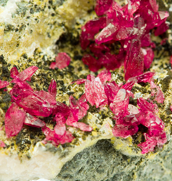 Roselite - Bou Azzer District, Tazenakht, Ouarzazate Province, Souss-Massa-Dra� Region, Morocco