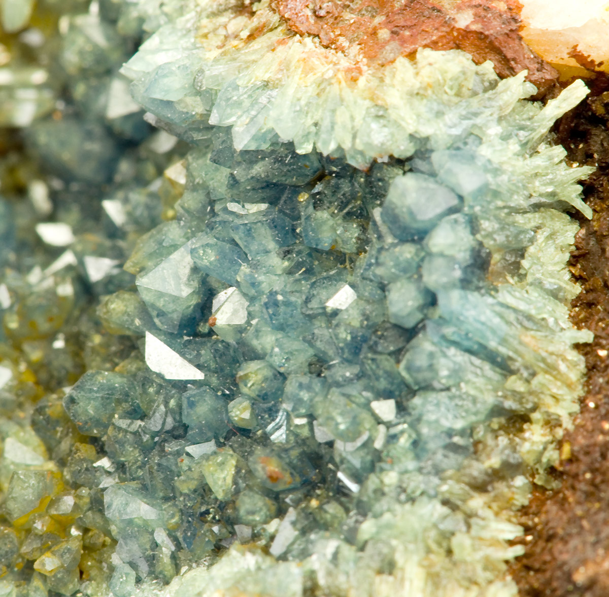 Scorodite - Hemerdon Bal Mine -Sparkwell - Devon - England - UK