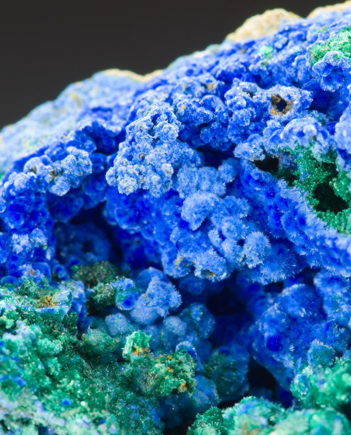 Cyanothrychite - Grand View Mine, Arizona, USA